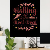 Die Fischerei ist die Rolle Poster (Heimbüro)