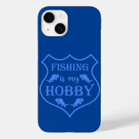 Die Fischerei ist mein Hobby-Schild-Zitat auf Wapp