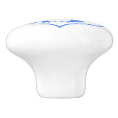 Die Fischerei ist mein Hobby-Schild-Zitat auf Wapp Keramikknauf (Seitenansicht)