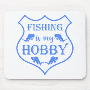 Die Fischerei ist mein Hobby-Schild-Zitat auf Wapp Mousepad
