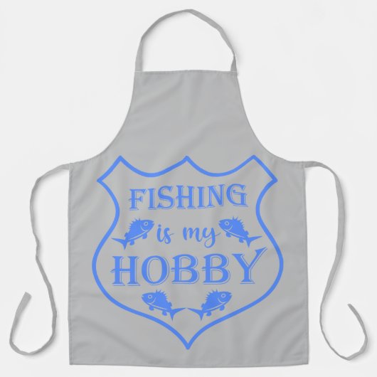 Die Fischerei ist mein Hobby-Schild-Zitat auf Wapp Schürze (Vorderseite)