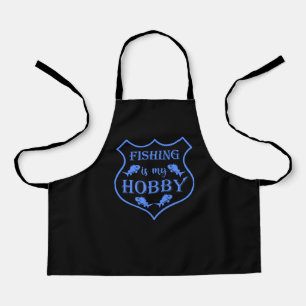 Die Fischerei ist mein Hobby-Schild-Zitat auf Wapp Schürze