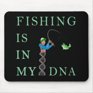 Die Fischerei liegt in meiner DNA Mousepad
