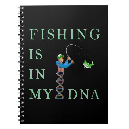 Die Fischerei liegt in meiner DNA Notizblock (Vorderseite)