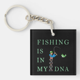 Die Fischerei liegt in meiner DNA Schlüsselanhänger