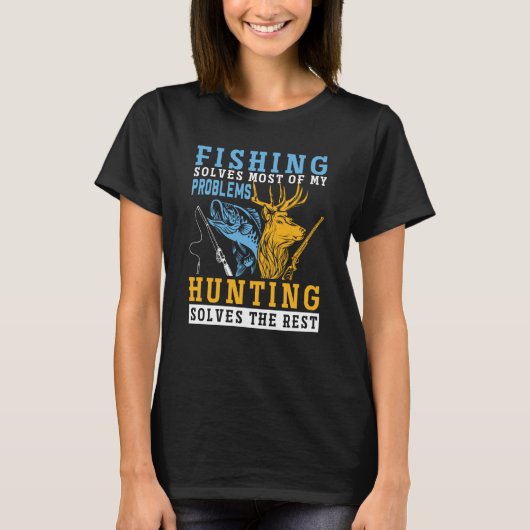 Die Fischerei löst den größten Teil des Problems d T-Shirt (Vorderseite)