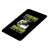 Die Fischerei löst die meisten meiner Probleme Magnet (Linke Seite)