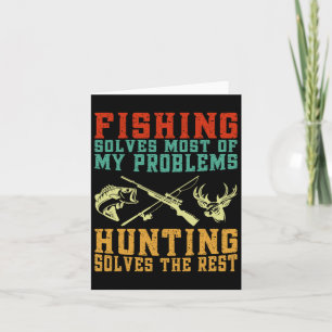 Die Fischerei löst die meisten meiner Probleme mit Karte