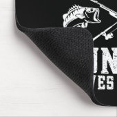 Die Fischerei löst die meisten meiner Probleme mit Mousepad (Ecke)