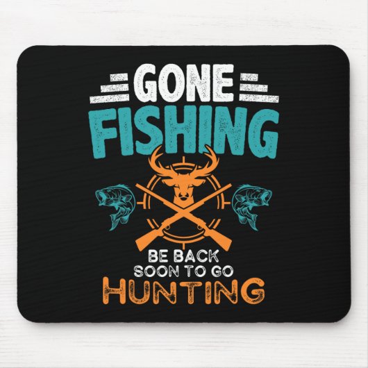 Die Fischerei wird bald auf die Jagd 2 Mousepad (Vorne)