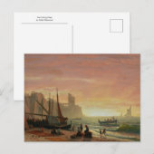 Die Fischereiflotte von Albert Bierstadt Postkarte (Vorne/Hinten)
