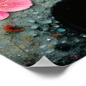 Die Fischereikatze Poster (Ecke)