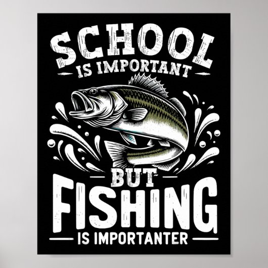 Die Fischschule für die Fischerei ist wichtig, abe Poster (Vorne)