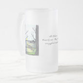 Die Fisherman... Mattierte Tasse aus Glas... (Vorderseite Links)