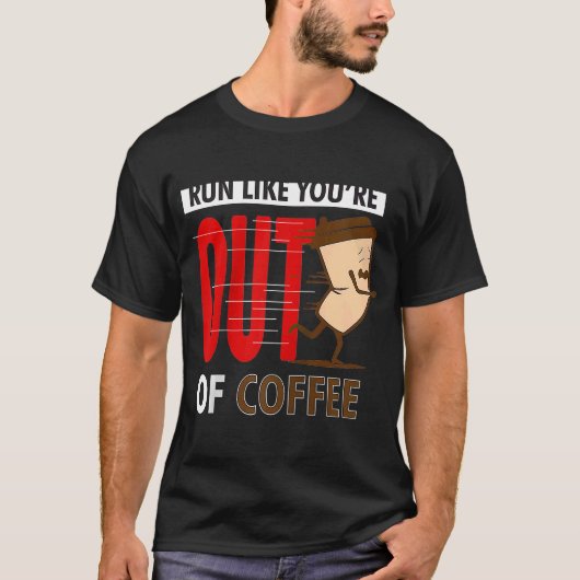 Die Fitness läuft, als ob dir die Kaffeegenehmigun T-Shirt (Vorderseite)