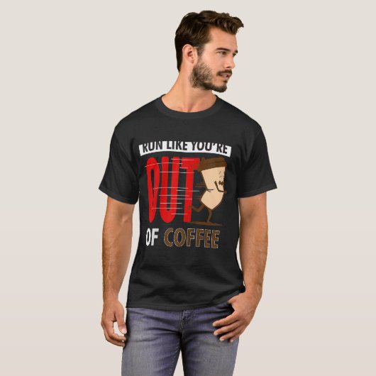 Die Fitness läuft, als ob dir die Kaffeegenehmigun T-Shirt (Vorne ganz)