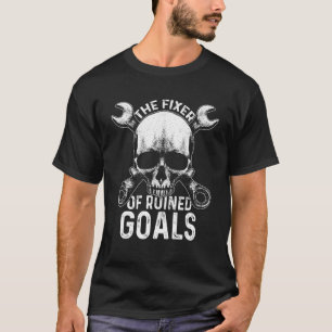 Die Fixiereinheit des Konstruktionswerkes mit ruin T-Shirt