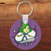 Die Fixies | Fixie Comic- Verda auf ihrem Fixieboa Schlüsselanhänger (Vorderseite)