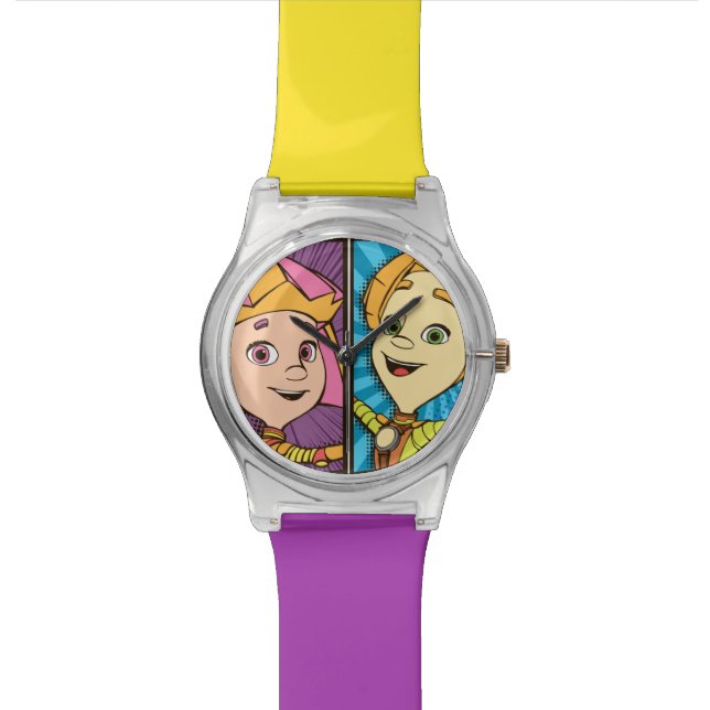 Die Fixies | Fixie Comicen - Simka und Toola Armbanduhr (Nahaufnahme)