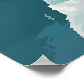 Die Fjorde, Norwegen Poster (Ecke)