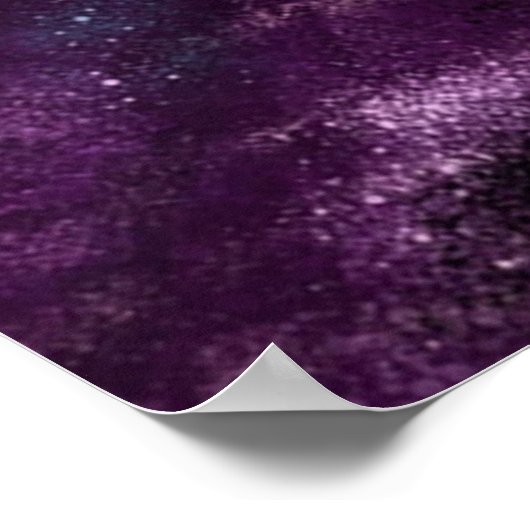 Die flache Erde Poster (Ecke)