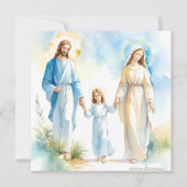 Die Flachkarte der Heiligen Familie (Vorderseite)