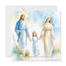 Die Flachkarte der Heiligen Familie