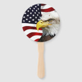 Die Flagge Amerikas mit Adler Fächer (Rückseite)