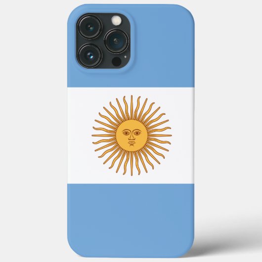 Die Flagge Argentiniens Case-Mate iPhone Hülle (Rückseite)
