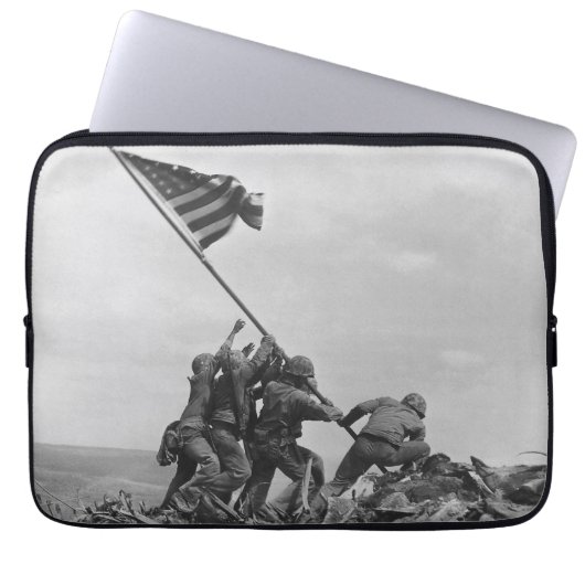 Die Flagge auf Iwo Jima Laptopschutzhülle (Vorderseite)