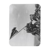 Die Flagge auf Iwo Jima Magnet (Vertikal)