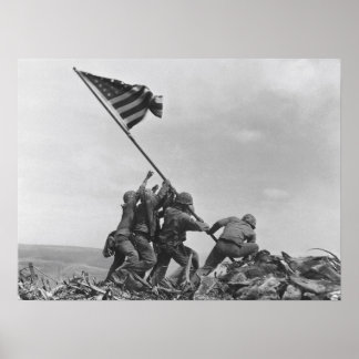 Die Flagge auf Iwo Jima Poster
