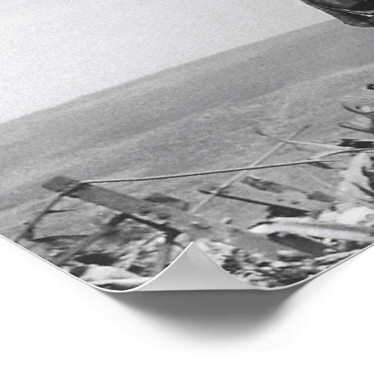 Die Flagge auf Iwo Jima Poster (Ecke)