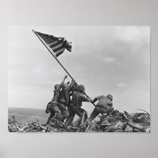 Die Flagge auf Iwo Jima Poster (Vorne)