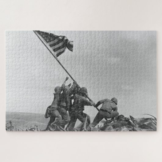 Die Flagge auf Iwo Jima Puzzle (Horizontal)