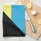 Die Flagge Bahamas Küchentuch (Viertel Falte)