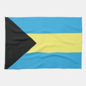 Die Flagge Bahamas Küchentuch (Horizontal)