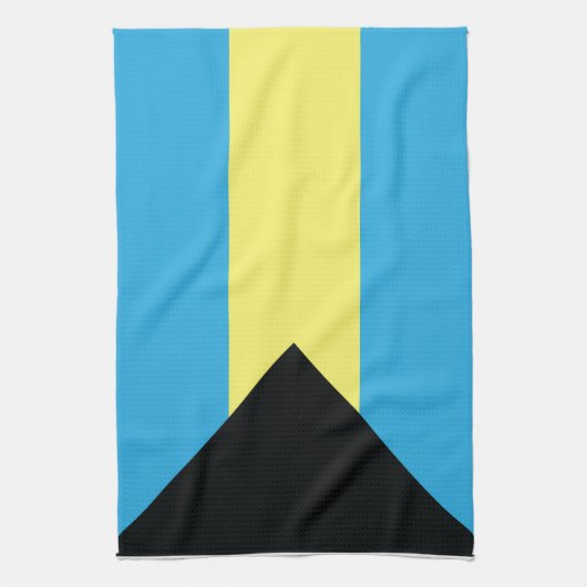 Die Flagge Bahamas Küchentuch (Vertikal)