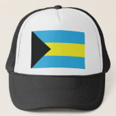 Die Flagge Bahamas Truckerkappe (Vorderseite)