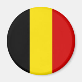 Die Flagge Belgiens Magnet