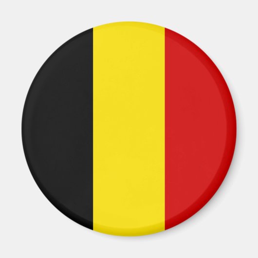 Die Flagge Belgiens Magnet (Vorne)