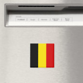 Die Flagge Belgiens Magnet (In Situ (Geschirrspüler))