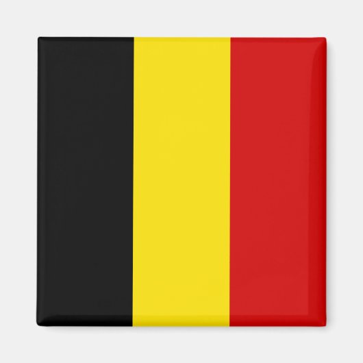 Die Flagge Belgiens Magnet (Vorne)