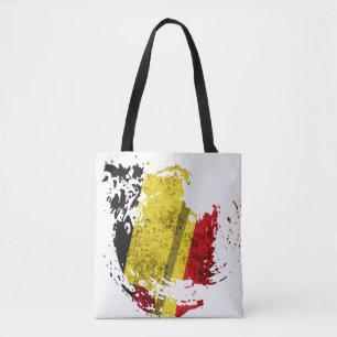 die Flagge Belgiens Tasche