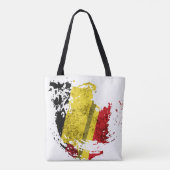 die Flagge Belgiens Tasche (Rückseite)