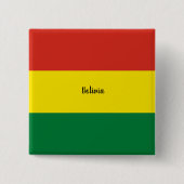 Die Flagge Boliviens, gekennzeichnet, Button (Vorderseite)