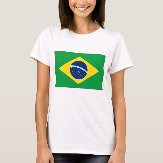 Die Flagge Brasiliens T-Shirt (Vorderseite)