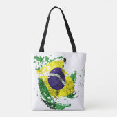 die Flagge Brasiliens Tasche (Rückseite)