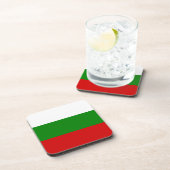 Die Flagge Bulgariens Getränkeuntersetzer (Rechte Seite)