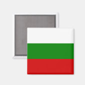 Die Flagge Bulgariens Magnet (Vorderseite/Rückseite)